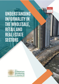 Report cover: Understanding Informality in the Wholesale, Retail and Real Estate Sectors